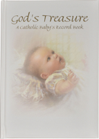 God's Treasure: A Catholic Baby's Record Book 0882711490 Book Cover