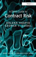 A Short Guide to Contract Risk 140944886X Book Cover