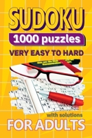 SUDOKU 1000 puzzles for adults - Very Easy to Hard 4292356009 Book Cover
