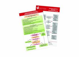 2020 AHA Algorithm for Suspected Stroke & Prehospital Stroke Scale Card - 25 Pack 1616697784 Book Cover