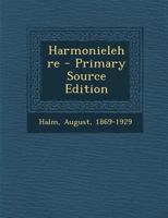 Harmonielehre (German Edition) 3956101197 Book Cover