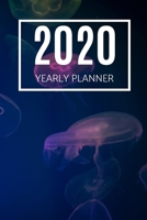 2020 Planner: Jellyfish: Annual Planner (6 x 9 inches, 136 pages, weekly spreads) 1703981871 Book Cover