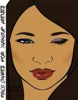 Face Charts for Makeup Artists Simone 1983882992 Book Cover