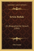 Erwin Rohde 1019127929 Book Cover