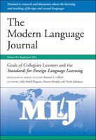 Goals of Collegiate Learners and the Standards for Foreign Language Learning: Supplement, 2014 1118870964 Book Cover