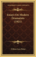 Essays On Modern Dramatists 0353917273 Book Cover