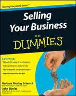 Selling Your Business for Dummies (For Dummies) 0470381892 Book Cover