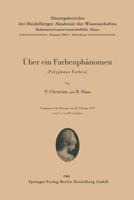 Aoeber Ein Farbenphanomen (Polyphane Farben) 3540013474 Book Cover