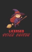 Licensed Stick Driver: Notebook, 120 pages, 5x8", dot grid 1693158000 Book Cover