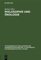 Philosophie Und Ökologie 3112551575 Book Cover