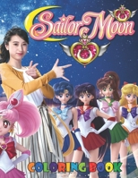 Sailor Moon: Coloring Book for Kids and Adults with Fun, Easy, and Relaxing B08XXZWQGY Book Cover
