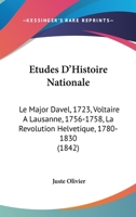 Études D'histoire Nationale 1246231336 Book Cover