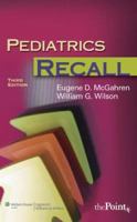 Pediatrics Recall 1605476765 Book Cover