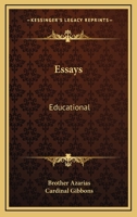 Essays Educational 1430477210 Book Cover