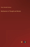 Mechanism in Thought and Morals 1022166700 Book Cover
