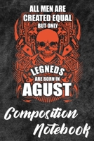 Composition Notebook: 110 Blank Lined Papers - 6x9 Personalized Customized Composition Notebook Journal Gift For Person Who Born In August 1678890014 Book Cover