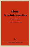 Bilanzen Der Funktionalen Kontorechnung 3663127370 Book Cover