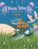 coloring book: creative haven fanciful sea life coloring book ((8.5 * 11 inches)72 pages). B0B8RP66JN Book Cover