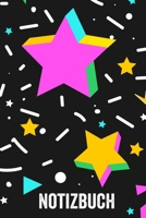 Notizbuch: Notebook Notizbuch Punktraster Dotgrid Gepunktet 120 Seiten Din A5 I Schulheft I Skizzenbuch I Tagebuch I Ideenbuch I Retro 90Er Jahre I Sterne 1677872829 Book Cover