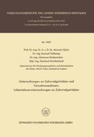 Untersuchungen an Zahnradgetrieben Und Verzahnmaschinen: Lebensdaueruntersuchungen an Zahnradgetrieben 3663065022 Book Cover