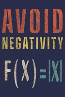 Avoid Negativity F(x)=IxI: Math Equation Journal For Math Teacher Or Math Lover 1689532262 Book Cover