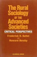Rural Sociology of the Advanced Societies 0709904088 Book Cover
