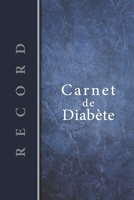 Carnet de Diab�te: Carnet diabetique avec suivi de Glyc�mie sur 53 semaines 111 pages, 15,24 x 22,86cm Broch� Avant apr�s, 5 moments de la journ�e fond mur bleu bandeau vertical bleu gauche 1674203632 Book Cover