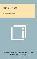 Book Of Job: A Commentary 1258218429 Book Cover