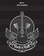 Guitar Tab Notebook  - Blank Music Journal for Guitar Music Notes - Guitar Tablature Book : Large Print 8.5 x 11 " with 140 Pages 1712879839 Book Cover