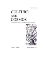 Culture and Cosmos Vol 1 Number 1 1907767681 Book Cover