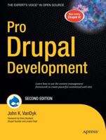 Pro Drupal Development 1590597559 Book Cover