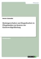 Bindungsverhalten und Biografiearbeit in Pflegefamilien im Kontext der Kindeswohlgefährdung 3656084866 Book Cover