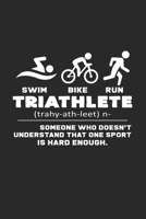 Triathlete: 6x9 Triathlon - dotgrid - dot grid paper - notebook - notes 1088894704 Book Cover