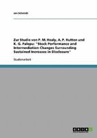 Zur Studie von P. M. Healy, A. P. Hutton und K. G. Palepu: Stock Performance and Intermediation Changes Surrounding Sustained Increases in Disclosure 3638644952 Book Cover