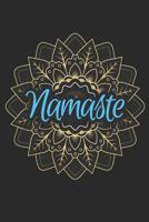 Namaste: Yoga Notebook for your yoga lessons, Journal / 120 lined pages / size 6x9 inch 1073810828 Book Cover