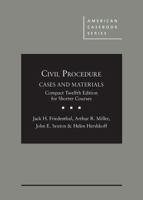 Civil Procedure: Cases and Materials, Compact Edition for Shorter Courses, 12th - CasebookPlus 1640204784 Book Cover