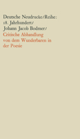 Critische Abhandlung Von Dem Wunderbaren in Der Poesie 3476993981 Book Cover