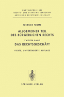 Allgemeiner Teil Des B Rgerlichen Rechts: Band 2: Das Rechtsgesch FT 3540552111 Book Cover