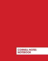 Cornell Notes Notebook: Fire Engine Red Notebook Supports a Proven Way to Improve Study and Information Retention. 1091961751 Book Cover