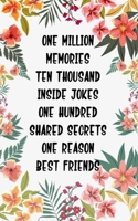 One Million Memories Ten Thousand Inside Jokes One Hundred Shared Secrets One Reason Best Friends 2020-2021 PLANNER B083XX69L8 Book Cover