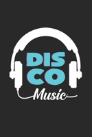 Disco music: 6x9 Disco. dotgrid dot grid paper notebook notes 1686718241 Book Cover