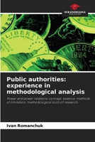 Public authorities: experience in methodological analysis 620297608X Book Cover