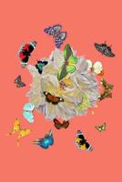 Butterfly Gathering Design: Notebook/Journal with 110 Lined Pages (6 x 9) Salmon Color Gift Journal 1095321277 Book Cover