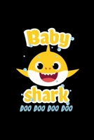 Baby shark doo doo toddlers outfit girl: Blank Lined Notebook Journal for Work, School, Office 6x9 110 page 1677048840 Book Cover