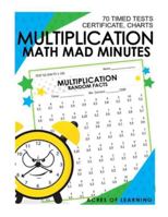 Multiplication Timed Tests, Reproducible Daily Practice, Grades 3-5 Math Facts Speed Drills: 70 Tests with 49 basic facts and 100 basic facts B0G2JDQK39 Book Cover