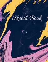 Sketch Book:  Large Artistic Creative Colorful Notebook for Drawing, Writing, Painting, Sketching or Doodling | Gift Idea for Artists, Students and Kids: 8.5"x11"- 110 pages glossy finish notebook 1660183979 Book Cover