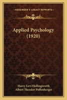 Applied Psychology 1468029339 Book Cover