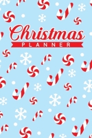 Christmas Planner: Stress-free Holiday Organizer and Planner with Cute Candy Cane, Journal, Shopping and To-Do List for Organized and Joyful Christmas, Festive Organizer with Gift List, Calendar, Card 1701981246 Book Cover