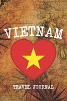 VIETNAM: 6x9 Travel planner I Road trip planner I Dot grid journal I Travel notebook I Travel diary I Pocket journal I Gift for Backpacker 167374267X Book Cover
