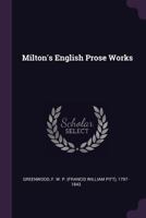 Milton's English Prose Works 1379103002 Book Cover